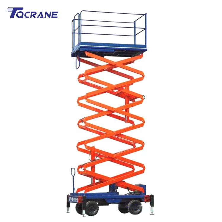 4-20m Aerial Work Traction type in floor scissor lift