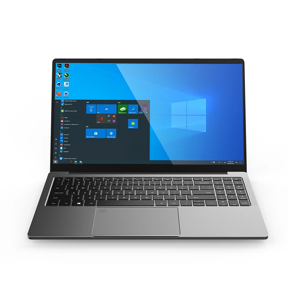 15.6 inch Factory hot sell I7 CPU  notebook laptop  with 1920*1080 IPS screen BT  WIFI metal panel