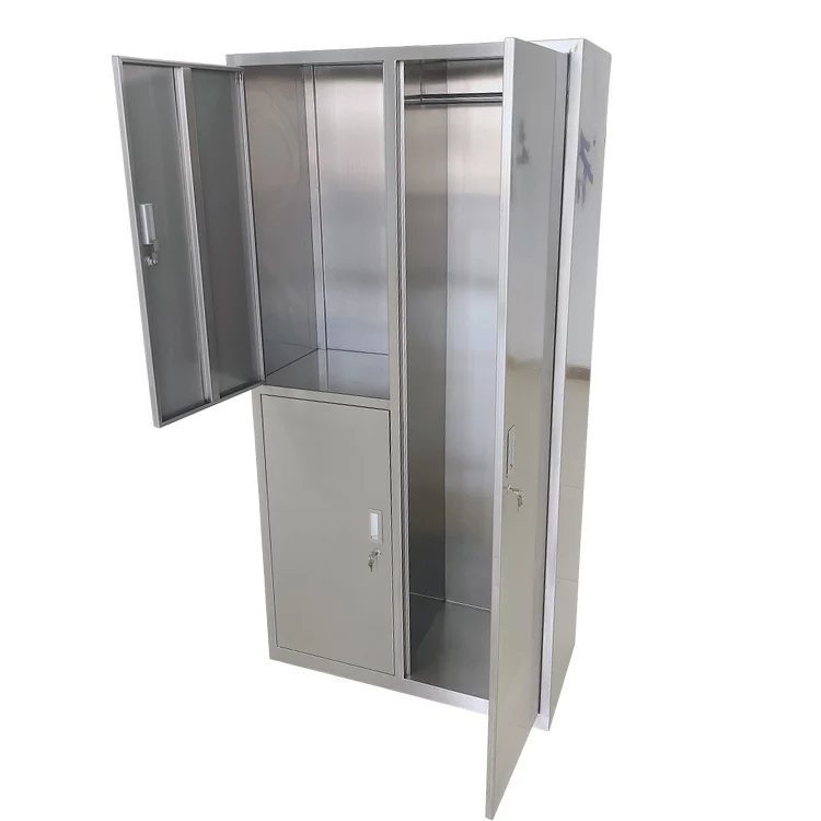 Modern upright fireproof waterproof chemical lab stainless steel file cabinet with lock