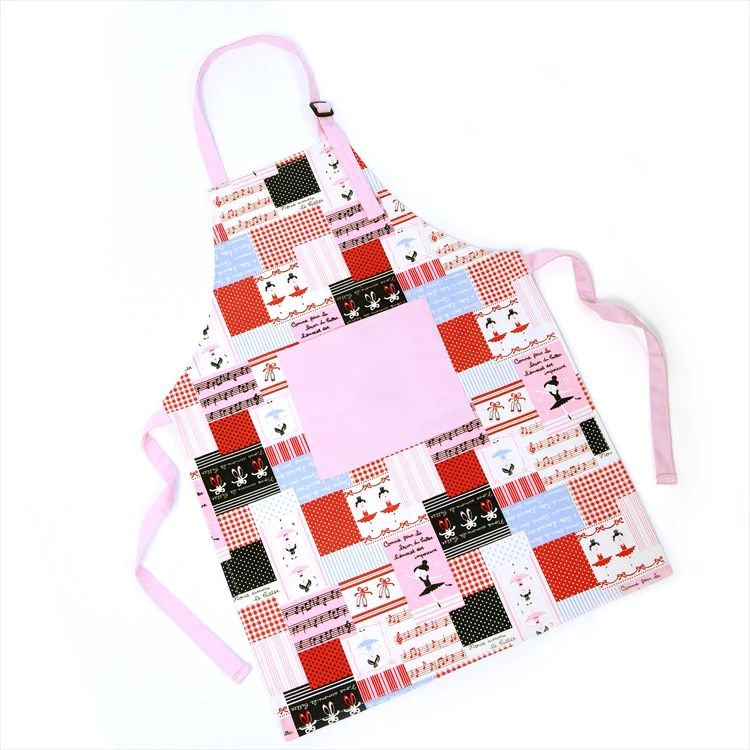 cotton Children painting apron kids apron durable aprons with pockets