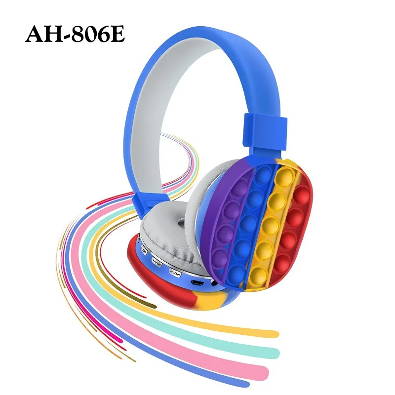  AH-806E Promotion Gift Cute fidget toys Bt V5.0 Stereo Headset Low Cost High Quality Fashion