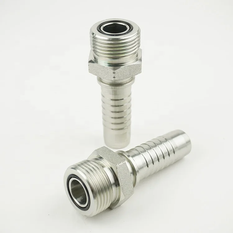 14211 High Quality Carbon Stainless Steel hydraulic Crimping Hose Fitting Zinc Plated ORFS Male Thread