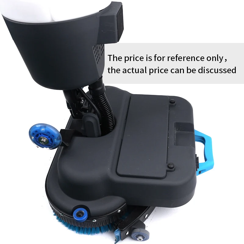 Скруббер для пола с двумя щетками, влажная промышленная уборочная машина для пола с аккумулятором, беспроводная стиральная машина для пола