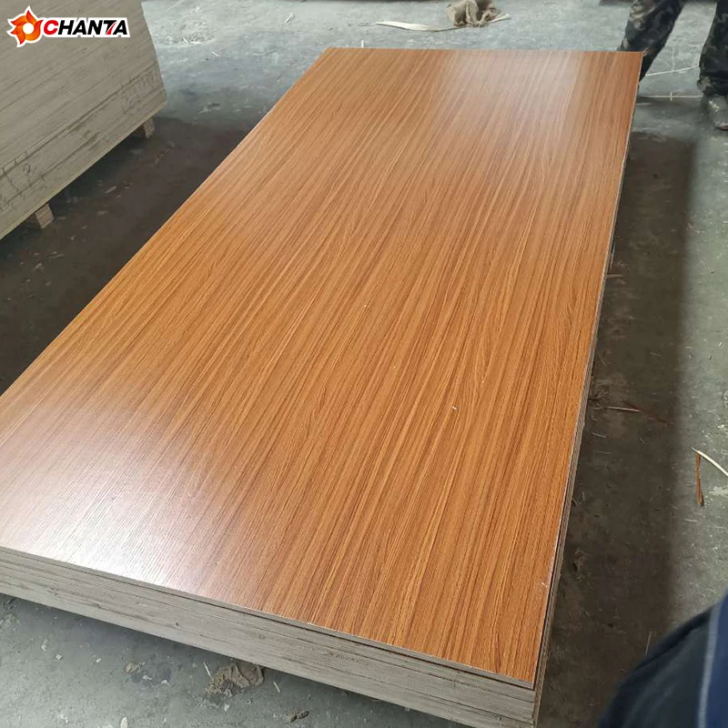 3mm 12mm 15mm 16mm 18mm Wood Grain Laminated Faced Melamine Marine Plywood