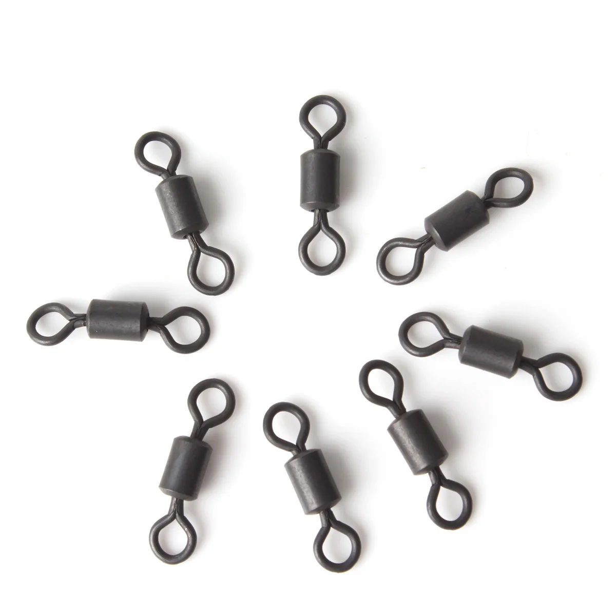 TOPIND Carp Fishing Tackle Long Body Rolling Swivel