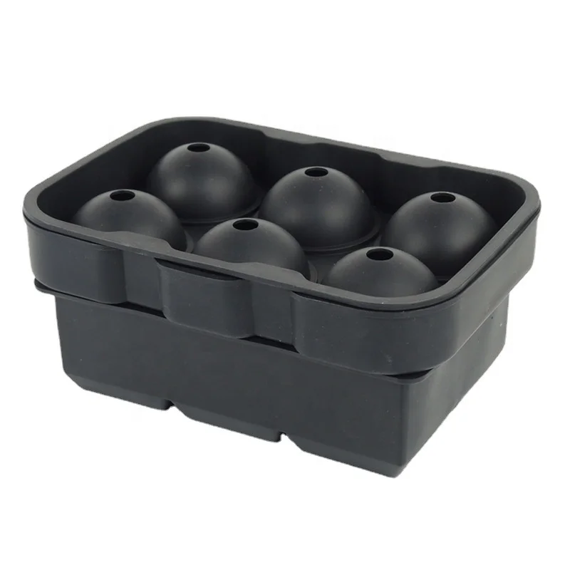 Custom Designer Reusable Ice Grid Series Clear Maker Ice Cream Tools Bpa Free Silicone Ice Cube Tray