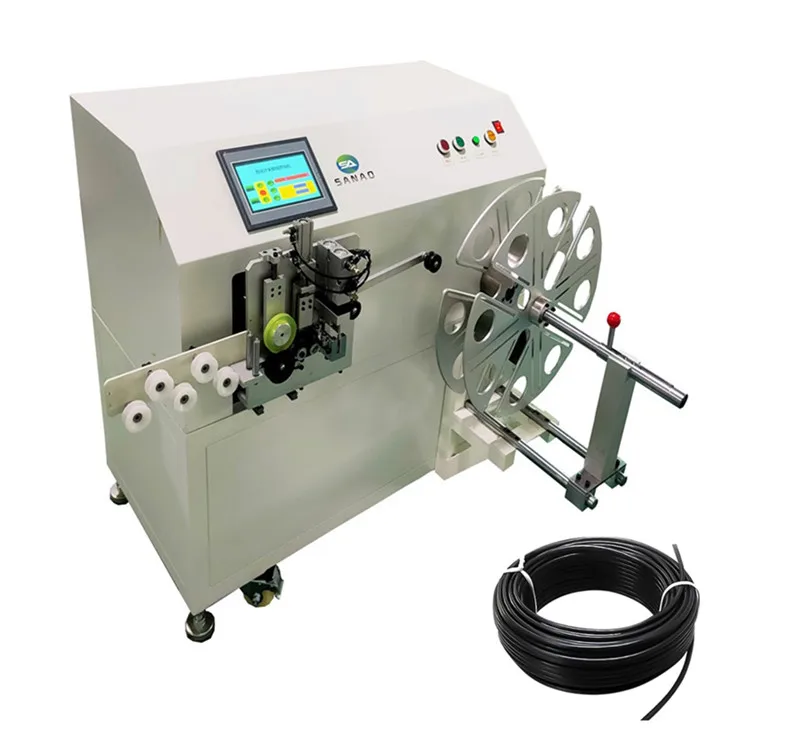 Automatic 60 Meter Measure Cable Winding Cutting Machine Wire Coil Cutting Machine Equipment