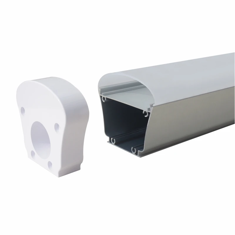 Factory Direct Supply  High Lumens Linear Style  IP65 Led Tri Proof Tube Light Housing