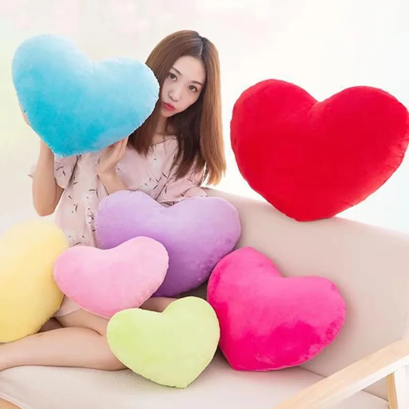 2024love pillow plush toy cushion kindergarten dance lovers holiday gifts couples wedding heart-shaped gifts girls lucky student