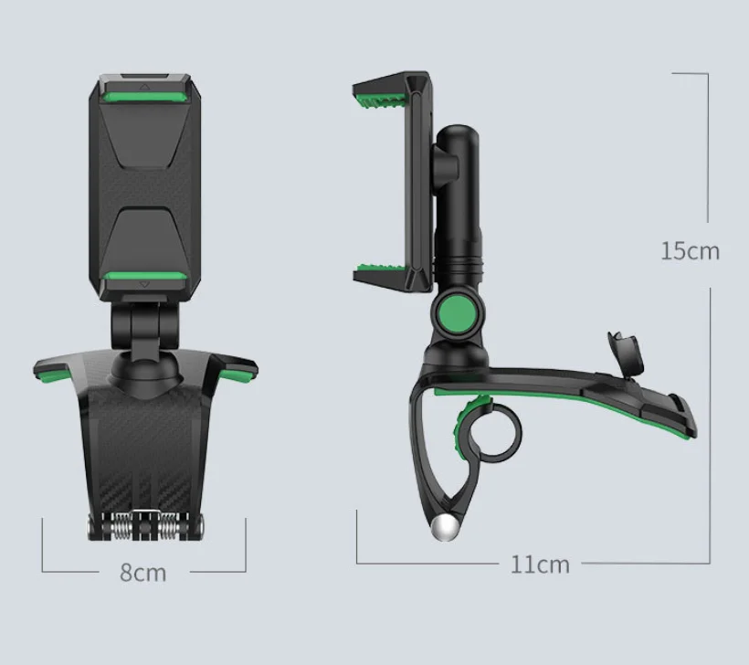 Hot Sell Multifunctional Car Mobile Phone Holder 360 Degree Car Phone Holder Dashboard Mount