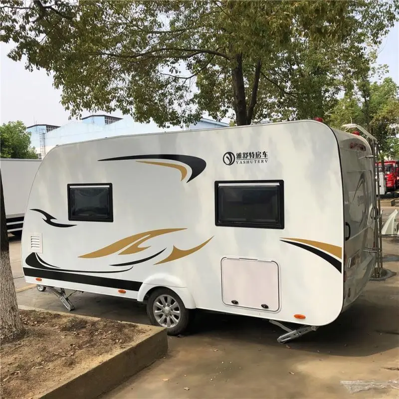 
Small Mobile Homes Cheap Rv Camping Off Road Travel Trailer Camper Mini Caravan with bathroom with independent suspension 