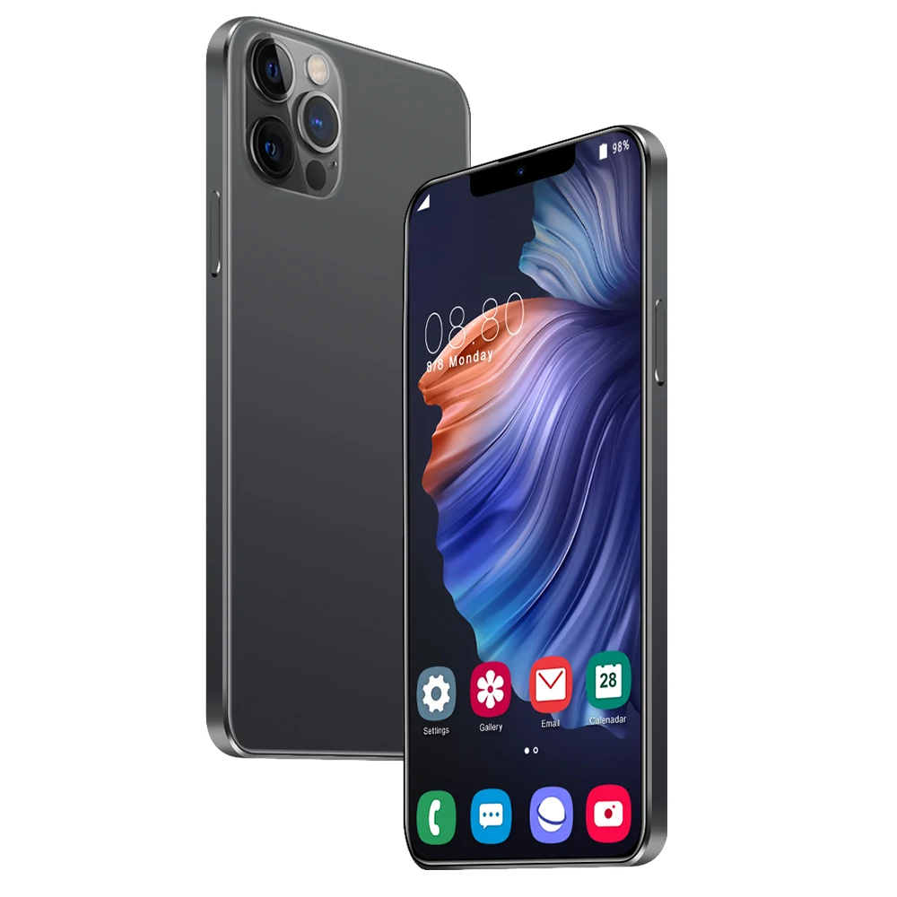 2021 Wholesale Unlock Cheap Price I12 Pro Max 6.7 Inch 12Gb + 512Gb Android Smartphone 10 Core 5G Smart Mobile Phone
