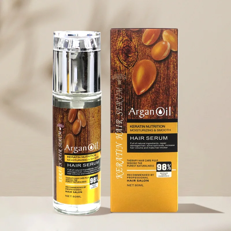 New product Professional Moroccan Argan Oil Hair Serum to repair hair