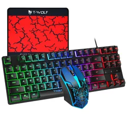 USB backlight pc computer led rgb gaming best wired mechanical keyboard Backlit Illuminate Led RGB Gaming Mechanical Keyboard