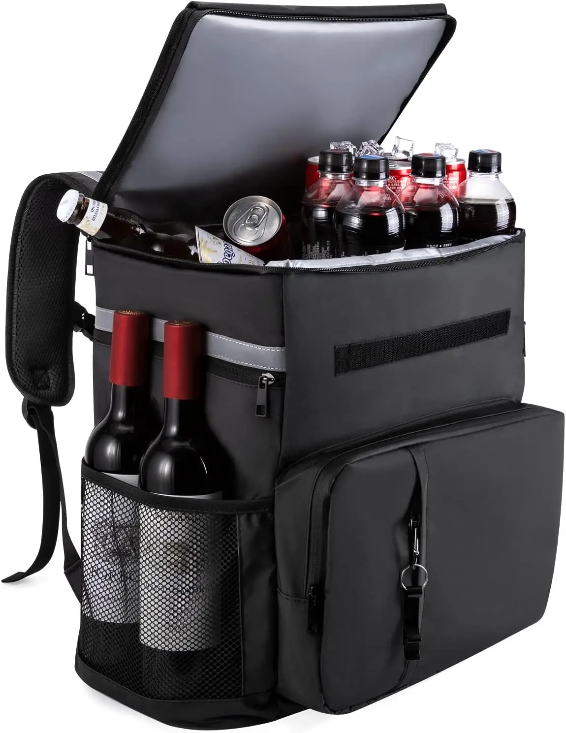 Large capacity portable lunch cooler bag large-capacity leakproof backpack custom logo insulated thermal backpack