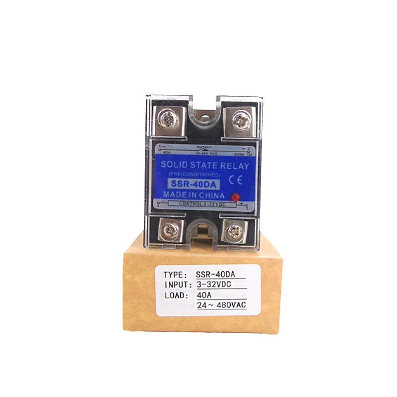 SSR-10DD 25DD 40DD Single Phase DC SSR 3-32VDC  Phase Solid State Relay 25A 40A