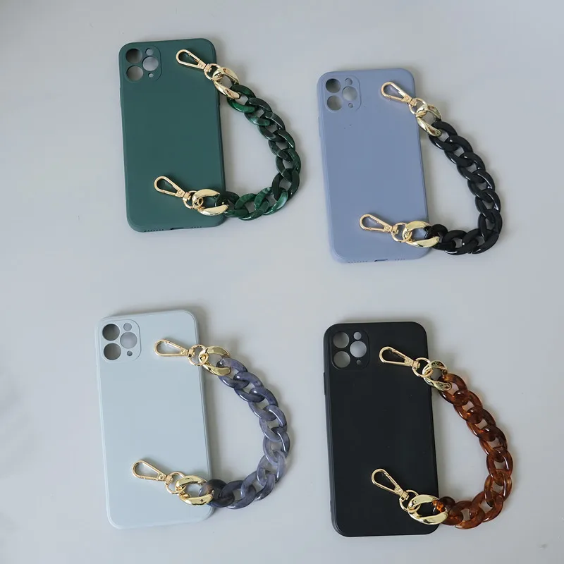 YIMYIK High-quality Resin Bag Handle Multi-color Fish Bone Acrylic Detachable Hand Bag Strap