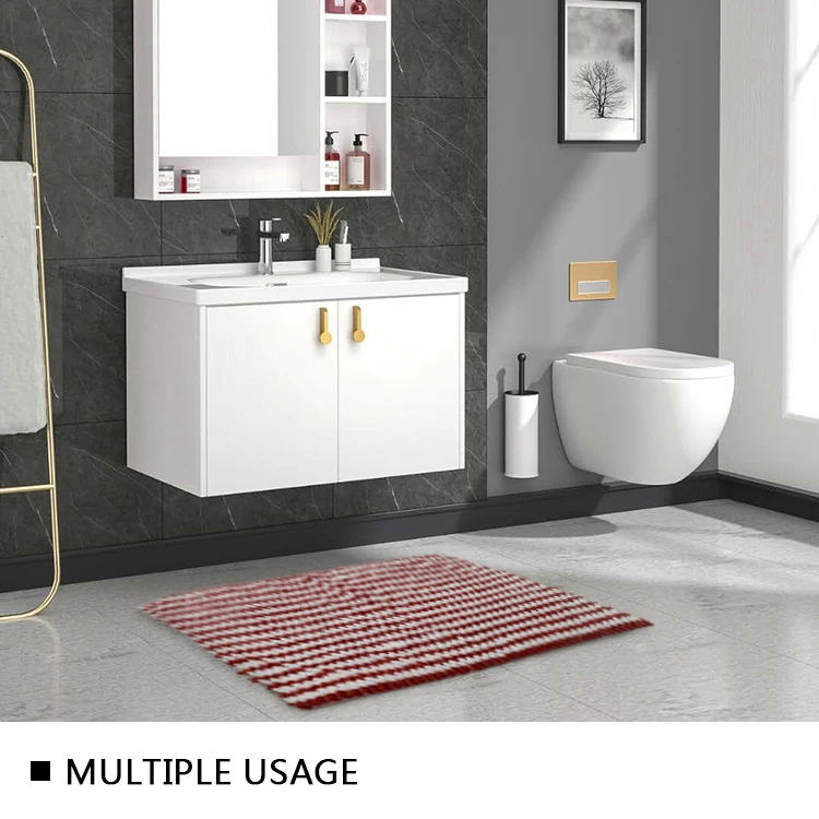 
Factory Luxury Microfibre Soft Washable 3 Pcs Bathroom Rugs Set Non Slip Shaggy Bath Mats Set 3 Pieces 