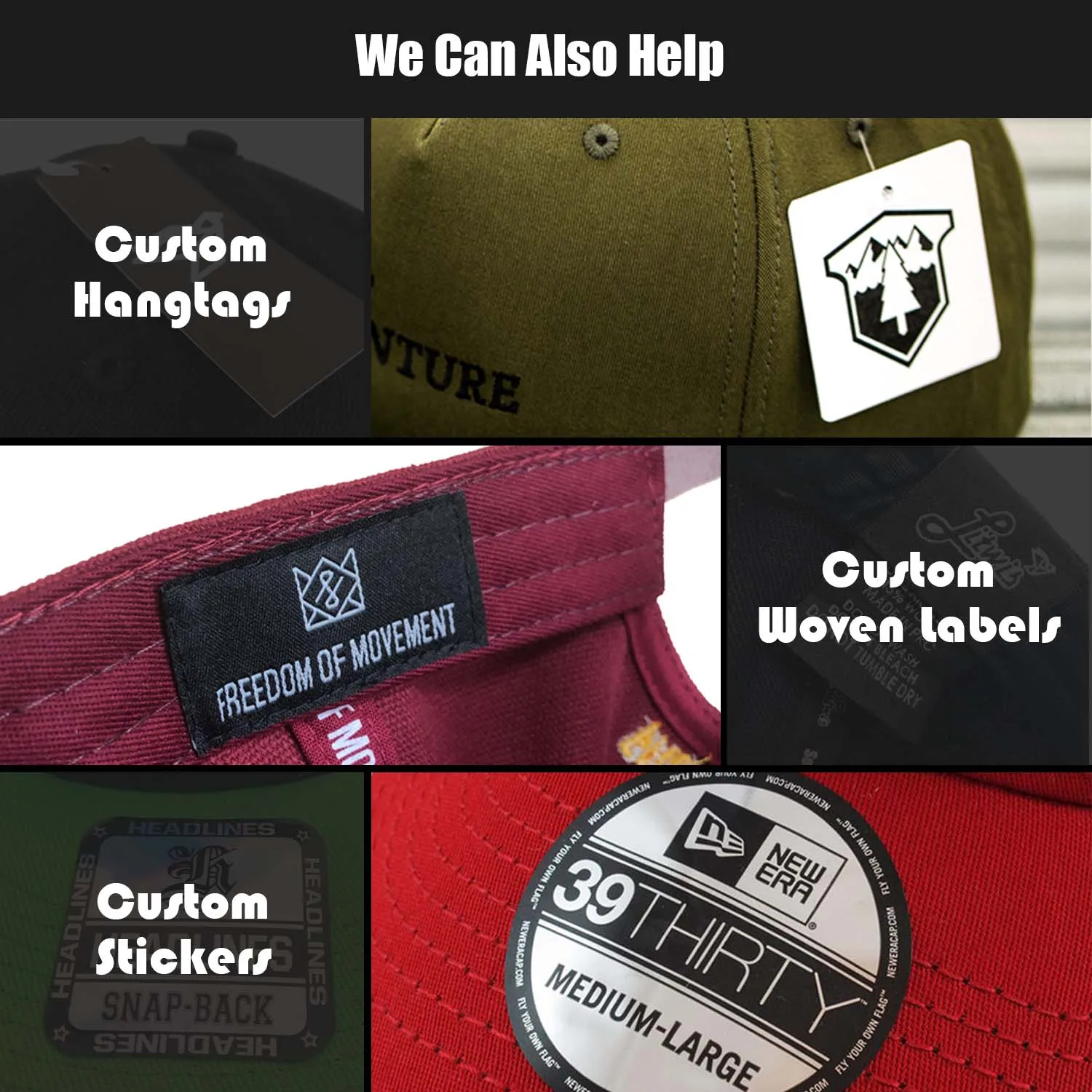 Custom Patch Label Embroidery Print Logo Hip Hop Snapback Cap, Flat Brim Fashion Snapback Hats Vintage Baseball Cap