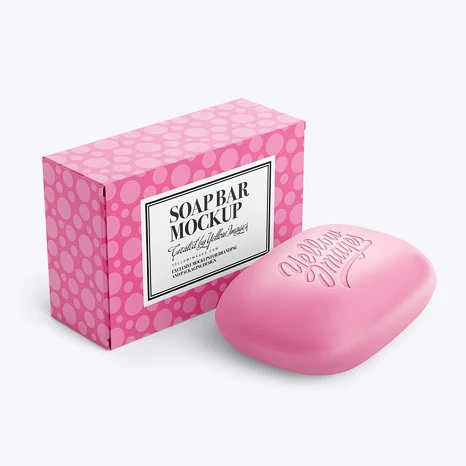 Full Color Custom Logo Printed Soap BoxPackaging Eco friendly Folding Coated Paper Boxes Packing for Skincare Products Shipping