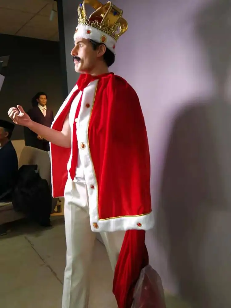 British Famous Singer Freddie Mercury Lifesize Wax Figure For Sale