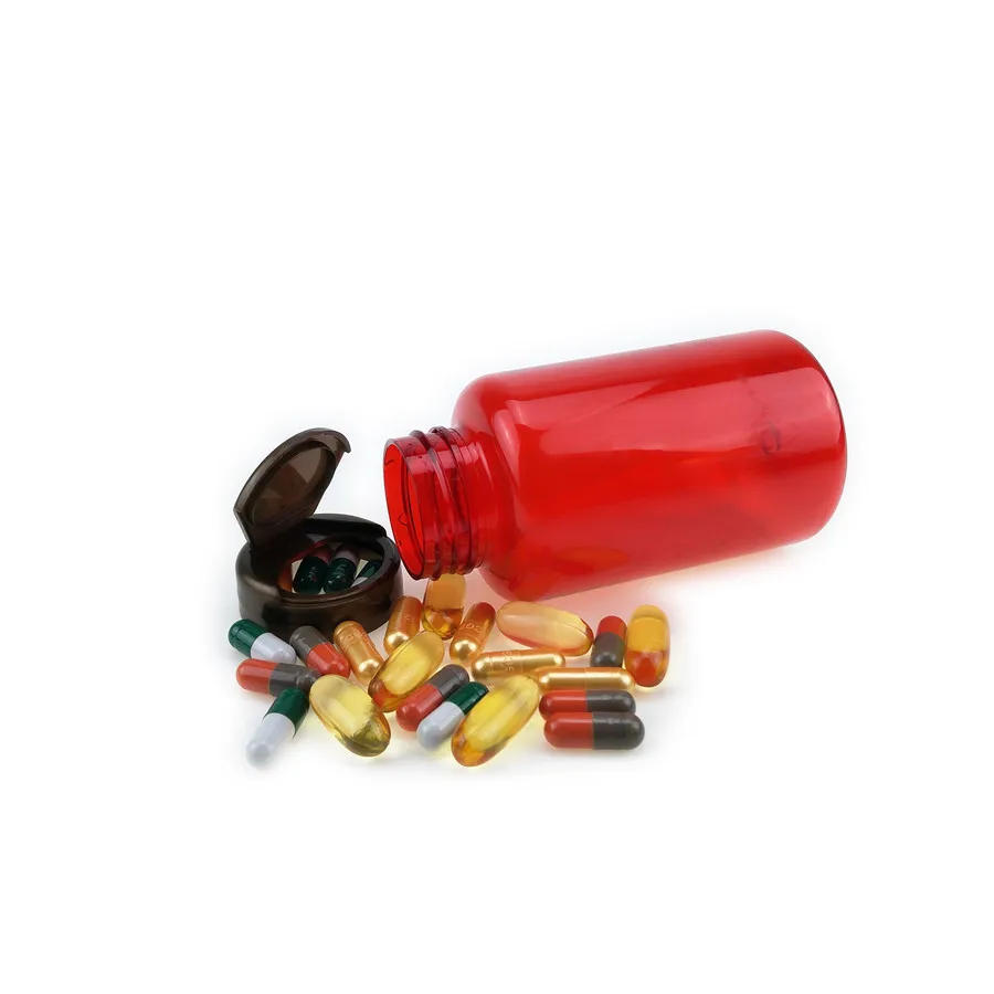 250g solid bottle PE plastic bottle split bottle capsule bottle powder bottle medicine bottle high quality