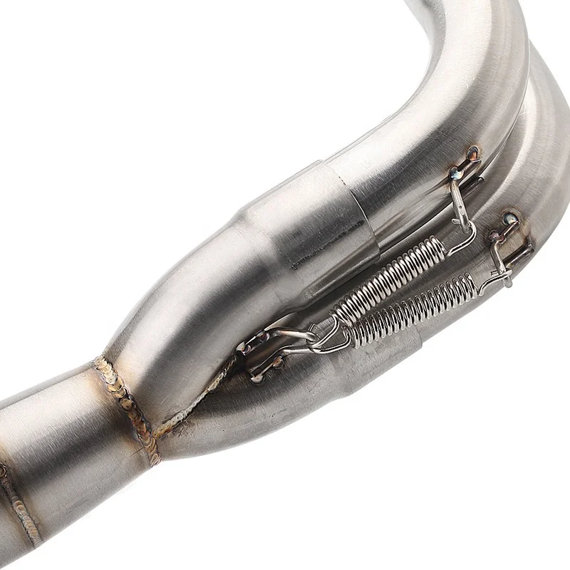 REALZION Motorcycle Modified Exhaust Full System Link Pipes 304 Stainless Steel 51mm For YAMAHA FZ-07 MT-07