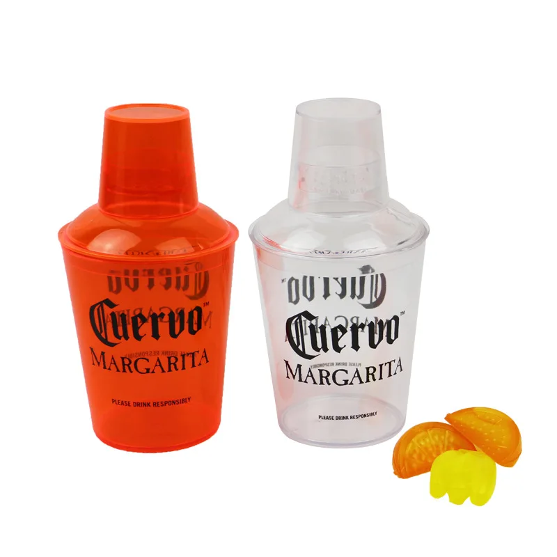16OZ Jose Cuervo Transparent Bar Drink Shaker Cocktail Plastic Shaker