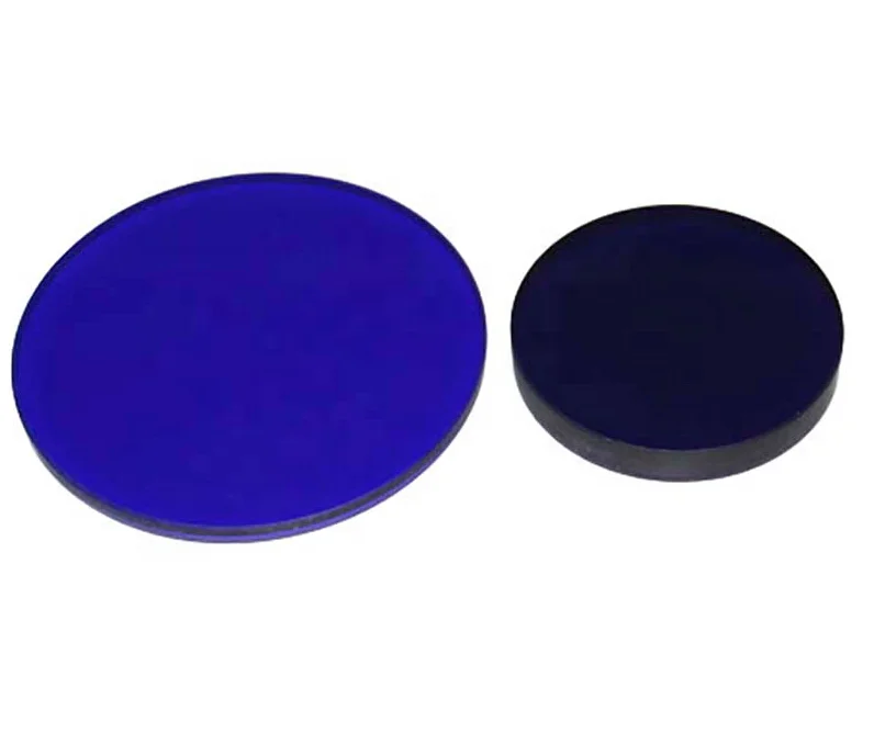 Китайский поставщик оптики Ruisen, голубой оптический стеклянный полосный фильтр, оптический фильтр