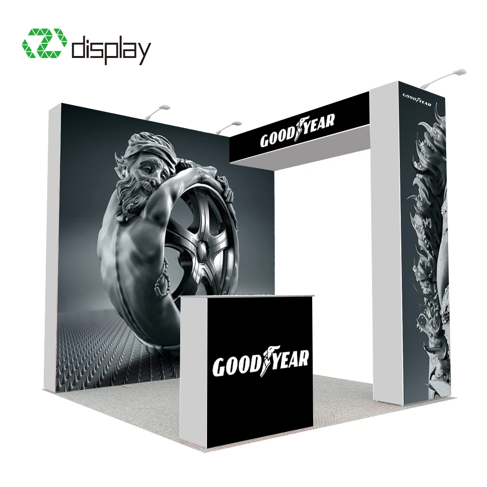 10x10ft trade show folding aluminum exhibition stand