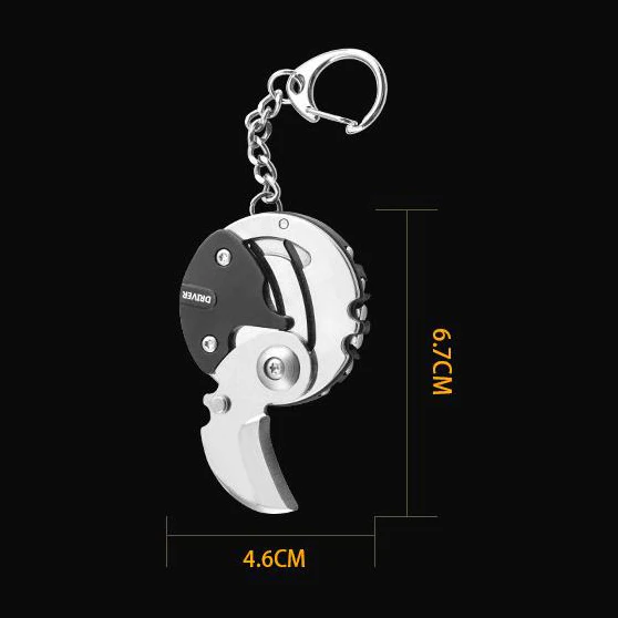 Camping Gadget Item EDC Mini Multi Function Tools Pocket Screwdriver Knife Survival Tool Metal Key Chains Gadgets For Man