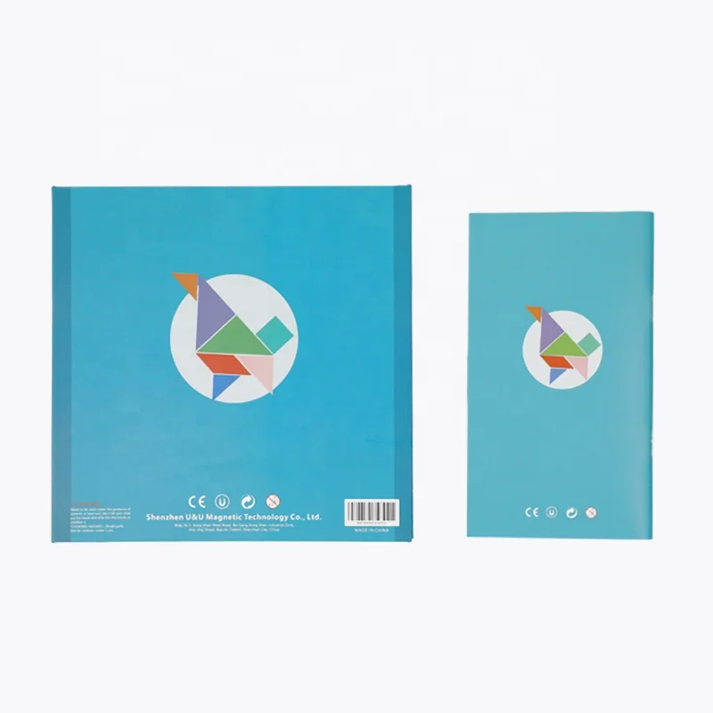 UCMD New Design Children Puzzle Games Kids Magnetic Puzzles Magnetic Tangram