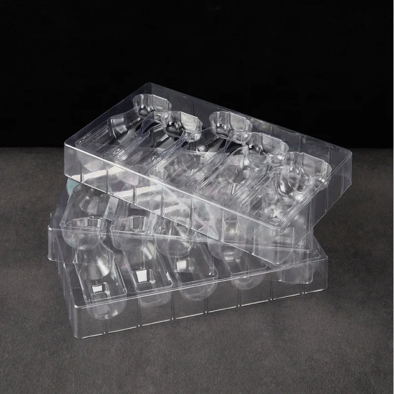 Custom Recyclable PET PVC Container Clear Vegetable Plastic Clamshell Box for Dried Fruit Recyclable Storage Boxes & Bins