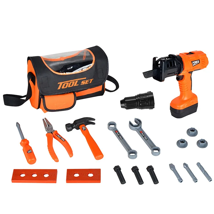 Молоток развивающие строительные игрушки для мальчиков Обучающие наборы деревообработки картонные инструменты притворные детский настоящий набор инструментов с