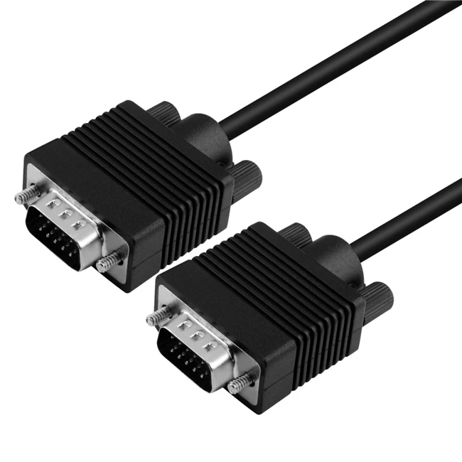 VGA Converter Cable with Double Magnet Rings Computer