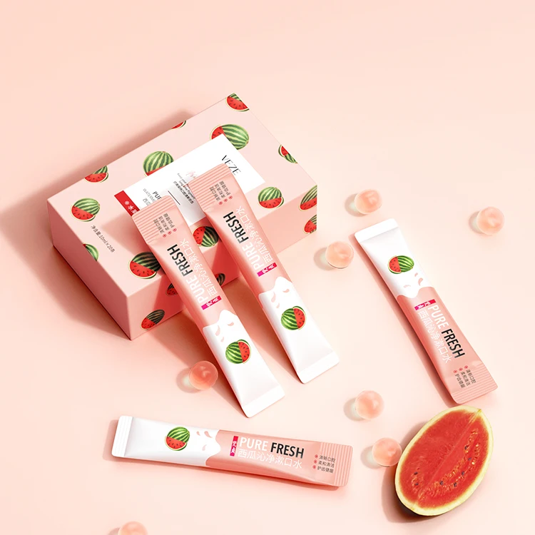 VENZEN OEM private label portable fruit extract Oral Clean care teeth whitening Liquid mouthwash