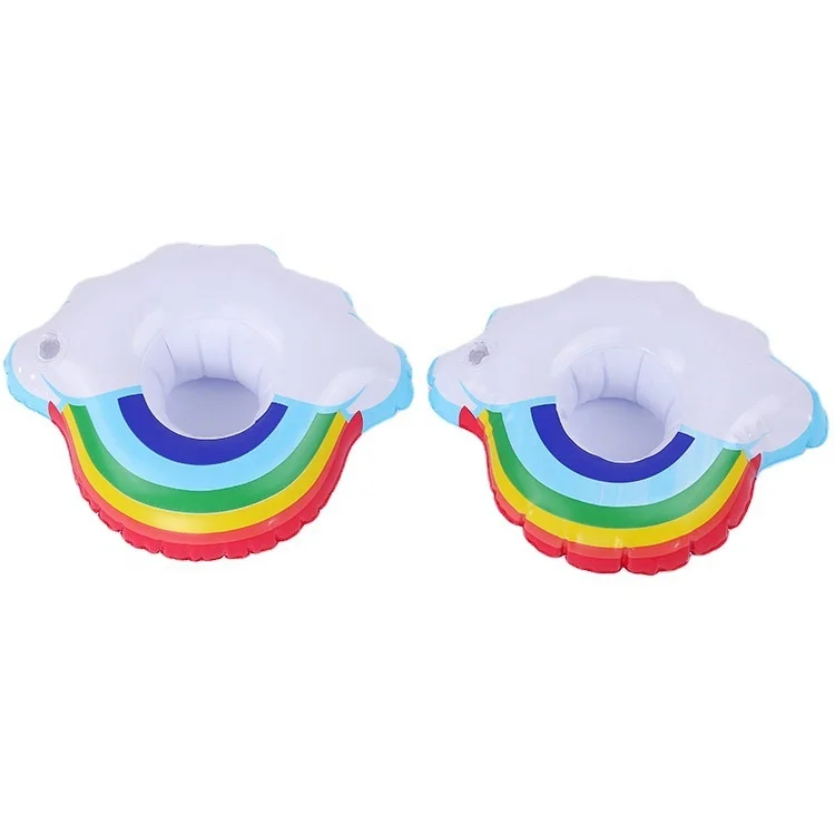 Factory sale Inflatable Pool Drink Holder Floats Inflatable Cup Holder for Summer Pool Party Kids Bath Toys