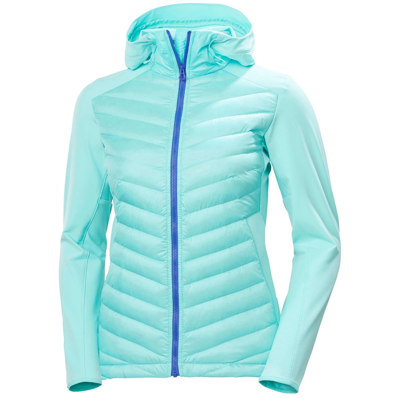 
Custom Softshell and Lightweight Goose Down Hybrid Jacket for Women 