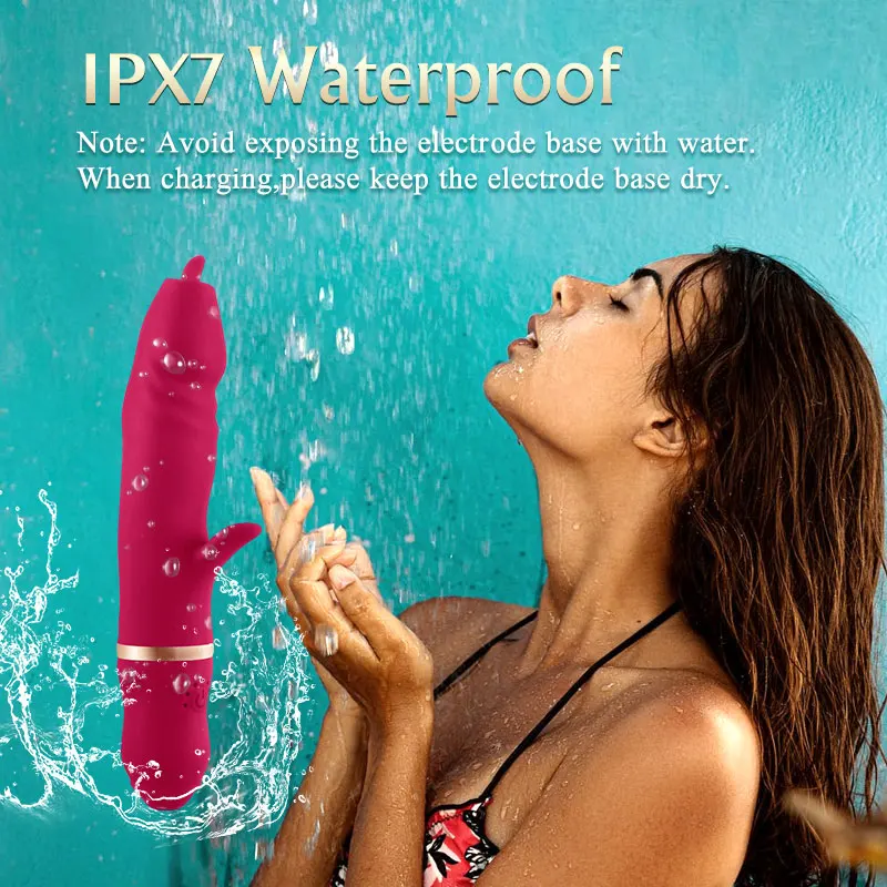 Sunfoo Sexual Tongue Clit Licking Vibrator Vibrating Tongue Lick Sex Toy Clitoris Stimulation Tongue Vibrator For Woman