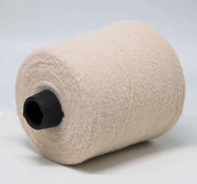 
High Quality Hemp Yarn 0.9cm Imitation Mink Wool Fleece New Nylon Feather Yarn For Clothing Accessories 