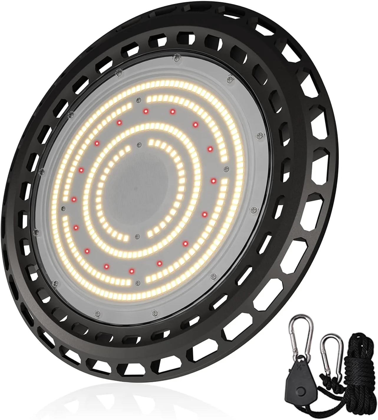 300W UFO LED Grow Light Full-Spectrum Lamp Fixture  Durable High-Efficiency PPFD for Hydroponics Greenhouse Indoor Plant Grow