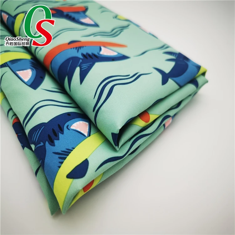 100% polyester peach skin fabric for beach shorts dress and lining for bags