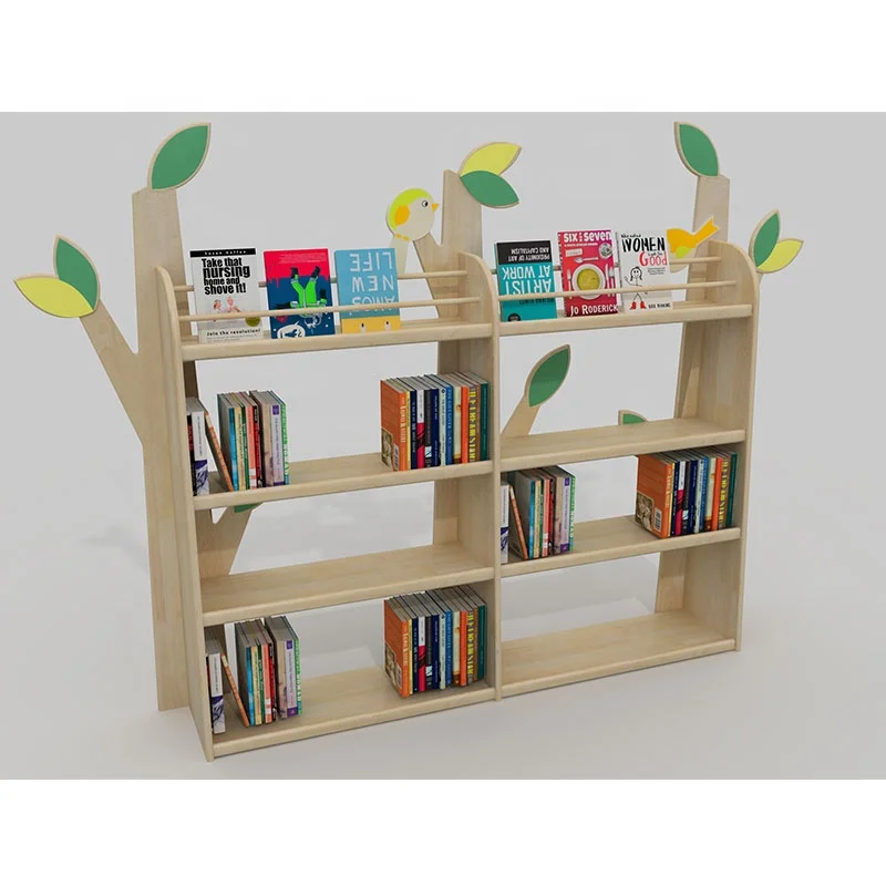 Moetry Awesome Reading Bench with Storage Kids Library Furniture for Preschool Reading Nook