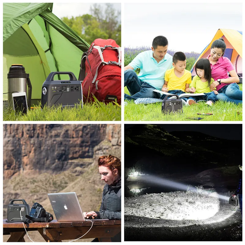 60000mAh Fast Charge Solar Power Station DC AC Output Wireless Charge Portable Power Station for Camping Outdoor