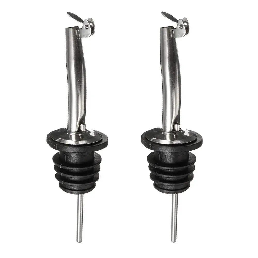 
2020 Stainless Steel Wine Bottle Stoppers Olive Oil Liquor Pour Spout Wine Bar Accessories 