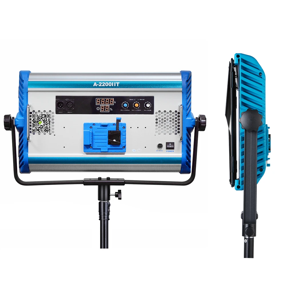 Professional studio audio video photographic lighting led Film lights 660 yidoblo 100w LED VIDEO LIGHT A-2200IIT