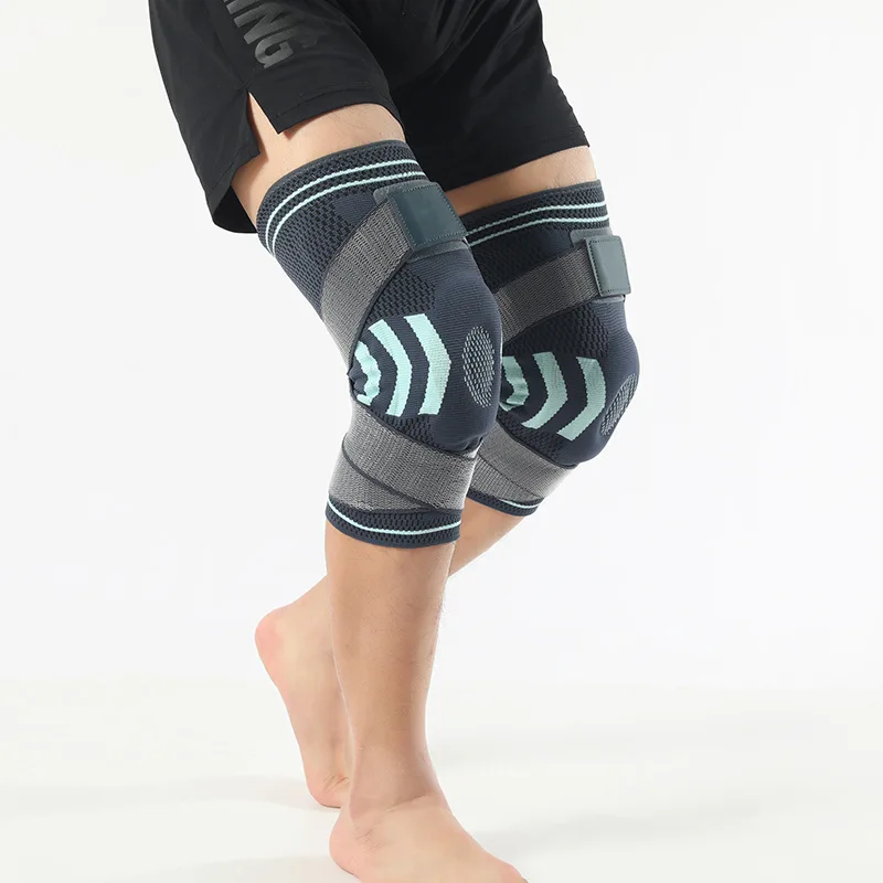 Wholesale Breathable Cozy Knitted Neoprene Compression Protective Sports Knee Guard Pads Sleeves Brace