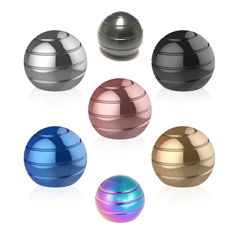 Adults Stress Relief Science Perpetual Motion Full Body Optical Illusion Spinner Ball Kinetic Desk Fidget Toys in Bulk