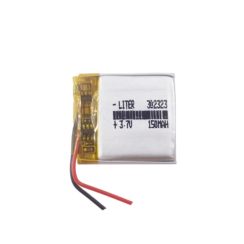 302323 3.7V 150mah Rechargeable Lithium Ion Battery for Headset