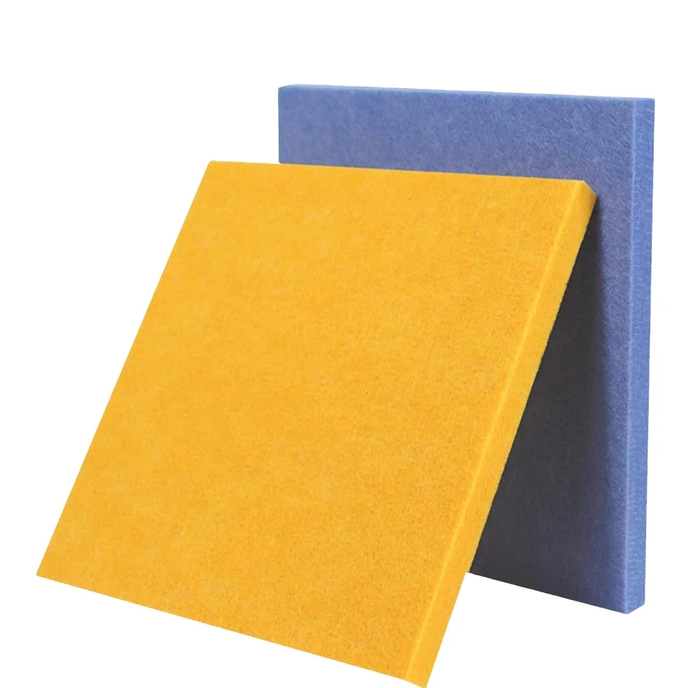 Sound Absorbing Acoustic Panel Clothing Acoustical Paneling for Recording Studio Fabric Wall Edge Resin Glass Frame Wool Surface